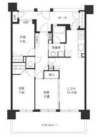 パークサンリヤン博多の森Ⅰ・Ⅱ番館 - 所在階 の間取り図