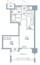 リアンシエルブルー薬院 - 所在階***階の間取り図 8115