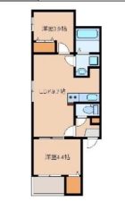 カトレア姪浜　 - 所在階 の間取り図