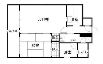 ハイツみかげ603号室-間取り