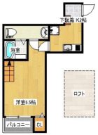 グラード住吉 - 所在階 の間取り図