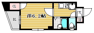 セレス平尾202号室-間取り