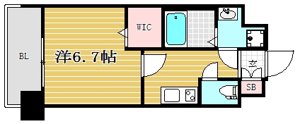 エンクレスト博多リバティ1103号室-間取り