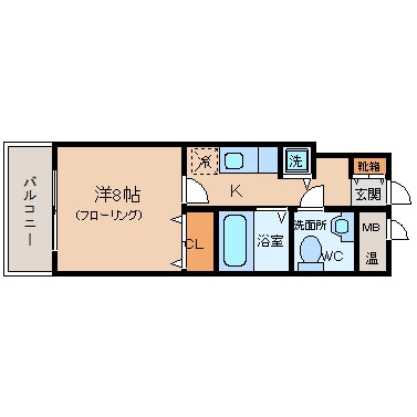 アコール住吉803号室-間取り