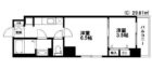 リヴィエールシャン豊 - 所在階5階の間取り図 8170