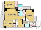 リオ・コスモ唐人 - 所在階 の間取り図