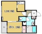 リアンレガーロ博多ステーション - 所在階 の間取り図