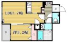 リアンレガーロ博多ステーション - 所在階***階の間取り図 8256