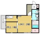 リアンレガーロ博多ステーション - 所在階***階の間取り図 8260