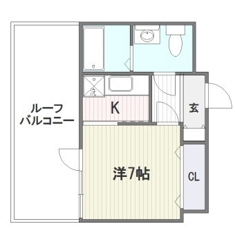 ピュアドーム博多アソシア806号室-間取り