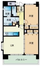 エコルクス赤坂Ⅱ - 所在階 の間取り図