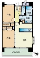 エコルクス赤坂Ⅱ - 所在階 の間取り図