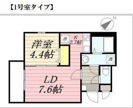 Flora101号室-間取り