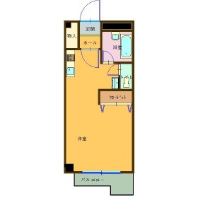 ピロ博多105号室-間取り