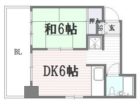 ダイアパレス野間 - 所在階 の間取り図