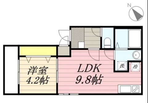 Maison YuMeNo101号室-間取り