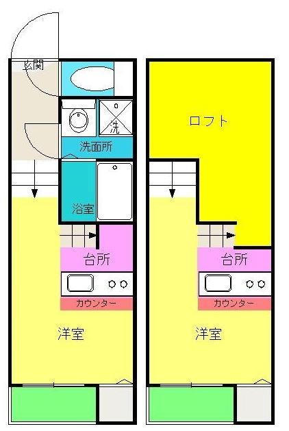 アミライズ202号室-間取り