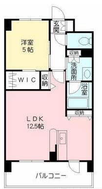 サーディン大名803号室-間取り