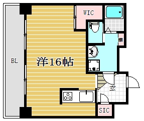 フォーラム美野島902号室-間取り