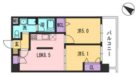 コンダクト福岡東 - 所在階***階の間取り図 9028