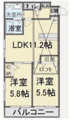 コンセプト小笹 - 所在階***階の間取り図 8652