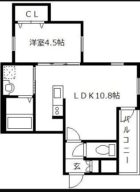 ベルウッドコート塩原 - 所在階 の間取り図