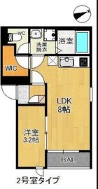 REGALEST SK 清水 - 所在階 の間取り図