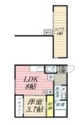 アイリスコート吉塚102号室-間取り