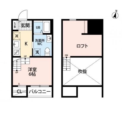 SOKAWA202号室-間取り