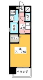 サンヒルズ薬院 - 所在階***階の間取り図 8679