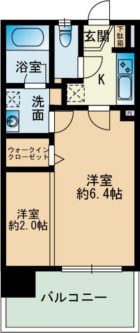 サニークレスト大濠公園 - 所在階 の間取り図