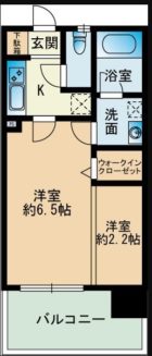 サニークレスト大濠公園 - 所在階***階の間取り図 8693