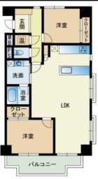 エバーライフ桜坂 - 所在階 の間取り図