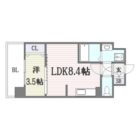 modern palazzo博多surII - 所在階***階の間取り図 8730