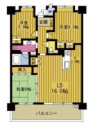 パークスタイルエクセオ - 所在階 の間取り図