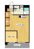 博多スタービル - 所在階 の間取り図