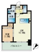 ビエネスタ千代県庁口 - 所在階 の間取り図