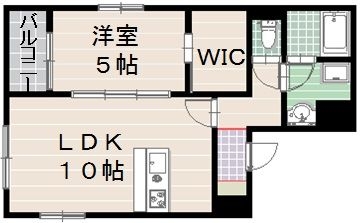 オーク博多302号室-間取り