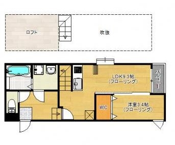 グランテラスAIRPORT NEXUS201号室-間取り