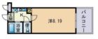 プレシャス博多駅Ａ - 所在階***階の間取り図 896