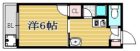 プロスパー別府 - 所在階 の間取り図