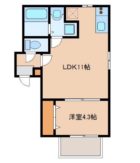 リテラ箱崎ふ頭 - 所在階***階の間取り図 8859