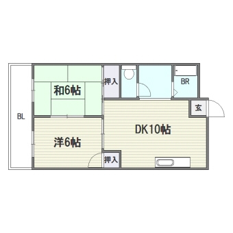 アペニンハイム403号室-間取り