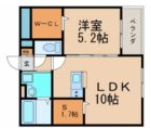 パララックス伊都 - 所在階 の間取り図