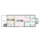 MODERN PALAZZO 天神北Ⅱ - 所在階 の間取り図