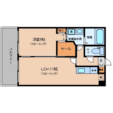 K.313　fukuoka502号室-間取り