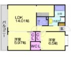 ニューベリーヒルズ空港南 - 所在階 の間取り図