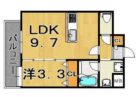 ヴィラージュ県庁前II - 所在階 の間取り図