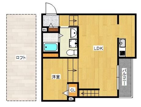 シャノワール103号室-間取り