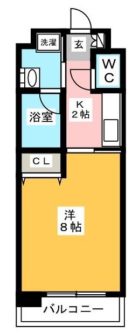 エムティースクエア吉塚駅前 - 所在階 の間取り図